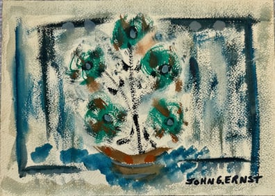 John G. Ernst Abstract WILDFLOWER SAILBOAT Woodstock, New York