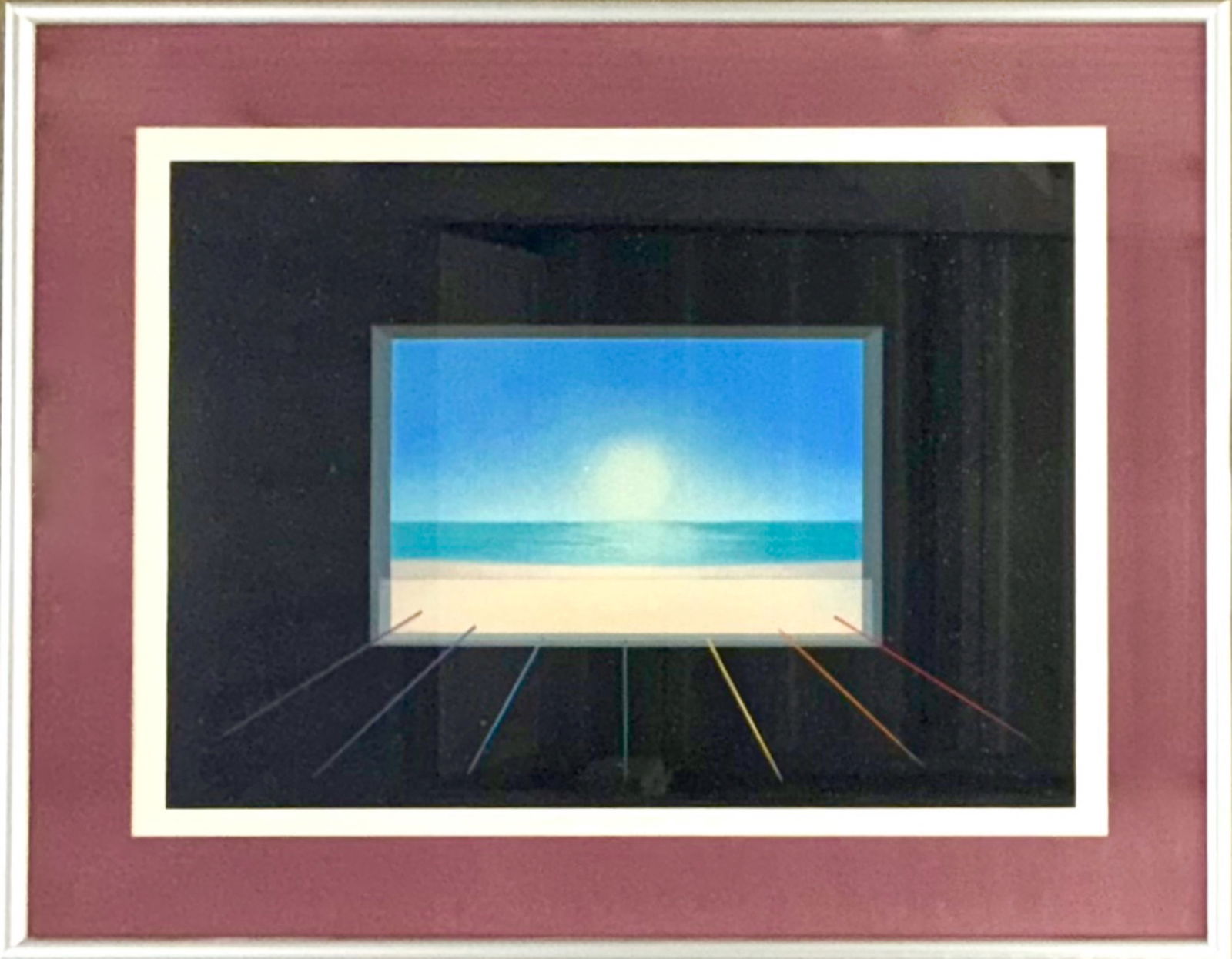 Antonio Peticov (Brazil, b. 1846)   LOOKING BACK, 1983 (1 of 5)