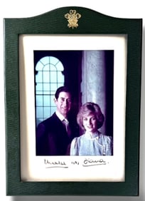 Princess Diana And Prince Charles Of Wales, Hand Signed Photograph, 1987