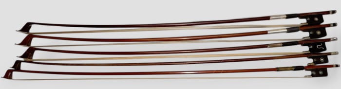 Estate Collection Of Violin And Cello Bows (5)