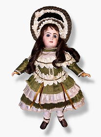 ANTIQUE FRENCH DEPOSE TETE BEBE JUMEAU BISQUE DOLL 23": 23” French Depose Tête Bebe Jumeau Bisque Socket Head Dressed Doll. Marked Depose Tête Jumeau Bisque Socket Head Doll. Her bisque socket head has its original cork pate and on her original sta