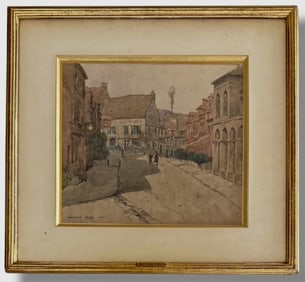 Walter Hale (American, 1869-1917) QUIMPER, Brittany, France