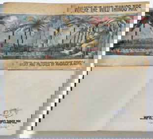 Maurice Sendak "WHERE THE WILD THINGS ARE" Signed, Including Original Drawing w/ COA