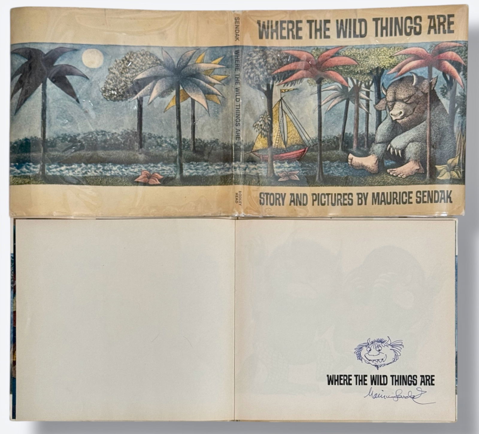 Maurice Sendak "WHERE THE WILD THINGS ARE"  Signed, Including Original Drawing w/ COA (1 of 6)
