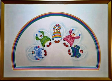 Barbara Lavallee (Alaska / Iowa b. 1941) Snow Angels, Alaska 1982