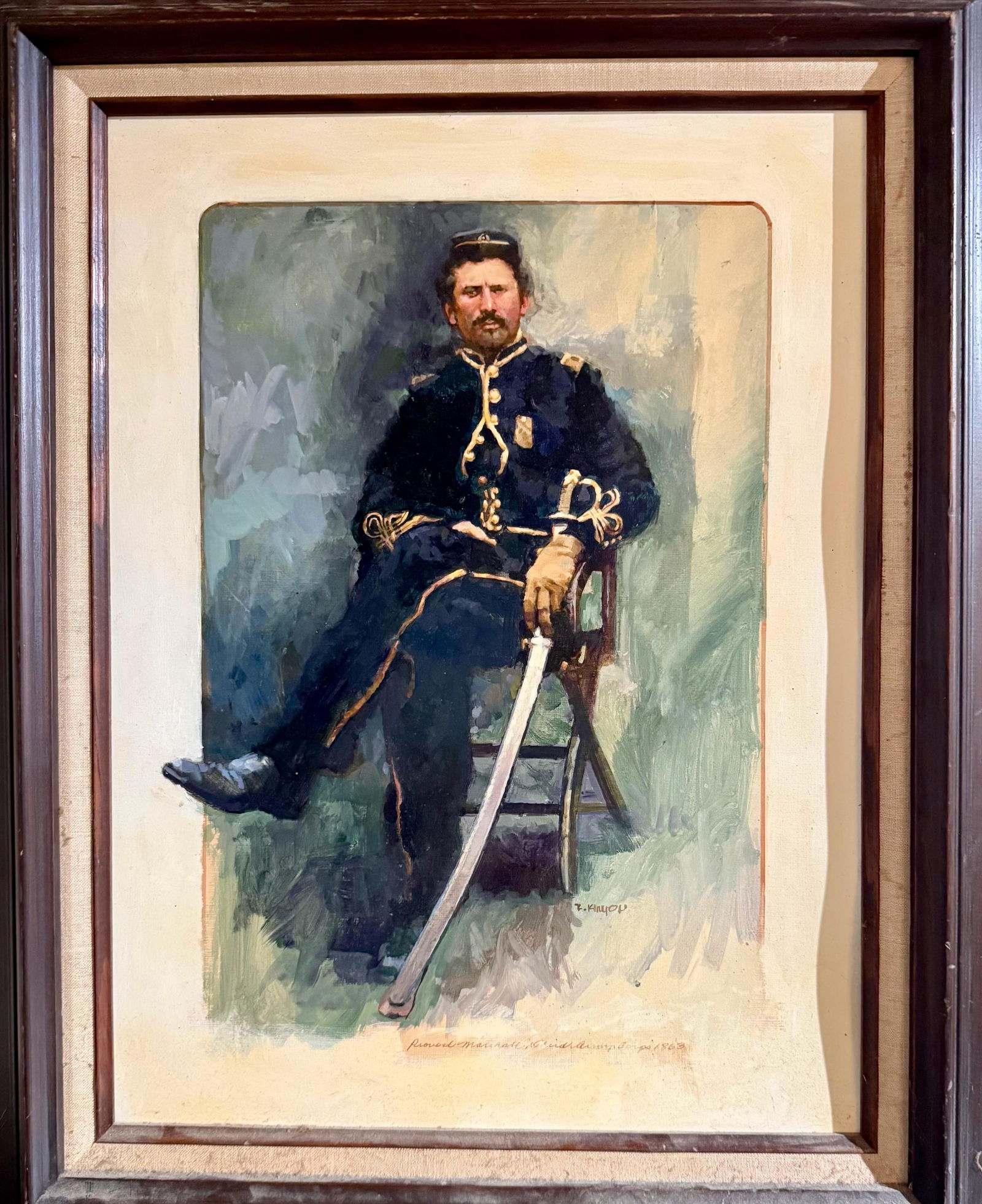 Civil War General James Barnet Fry, Portrait Painting, (1 of 5)