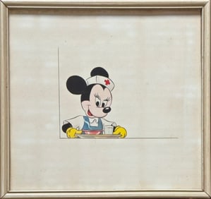 DISNEY Original Studio Drawing "MINNIE MOUSE" 1950s