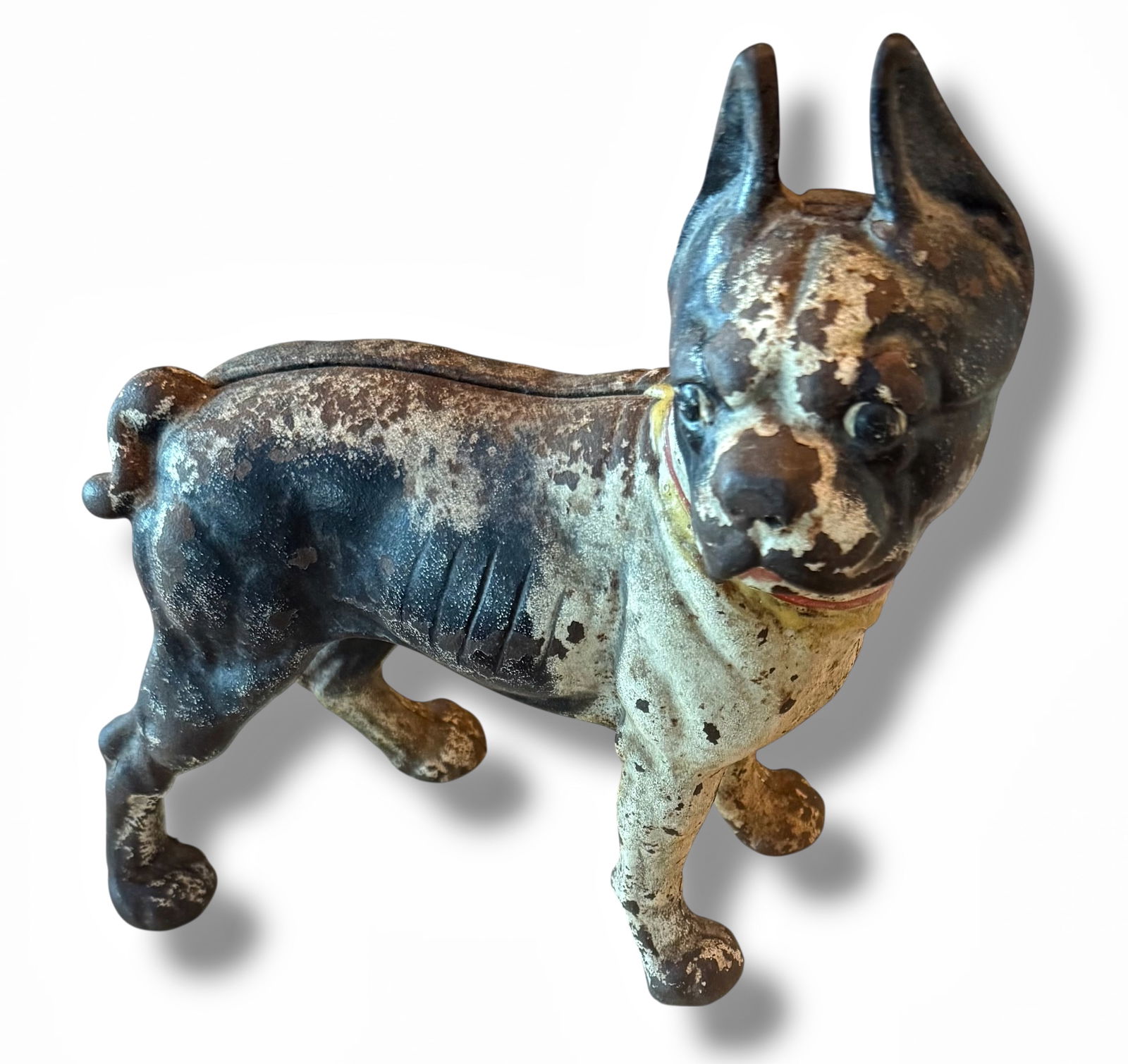 Hubley Cast Iron Boston Terrier Doorstop, c.1930's (1 of 8)