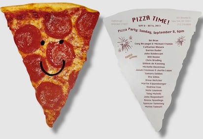 PIZZA TIME Marlborough Contemporary Art Exhibition September 8, 2013