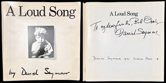 Daniel Seymour, Visual Narrative A LOUD SONG, Signed And Inscribed, N.Y. 1971