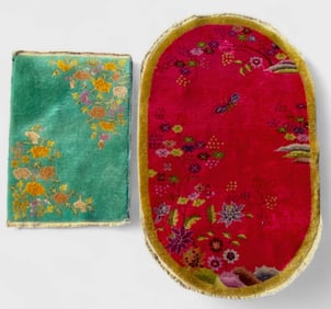 Art Deco Chinese Handmade Wool Rugs, 1920s (2)