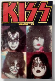 KISS World Tour 77 & 78 Official Concert Program