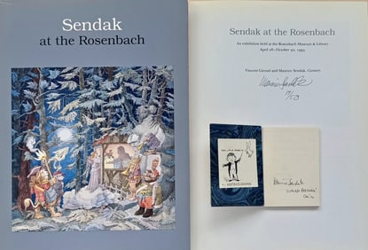 Maurice Sendak Hand-Signed & Inscribed Illustrated Books W/ COA (2)