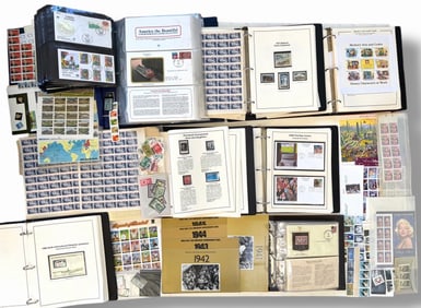 American Stamp Albums, Mint, Plate Blocks And Full Sheets (HUGE)