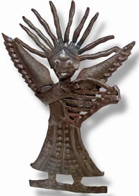 Winston Cajuste (Croix des Bouquets, b. 1976, Haiti) Folk Art Sculpture