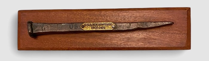 SHIPWRECK RELIC FROM THE U.S.S. NEW HAMPSHIRE 1817-1922, UNITED STATES