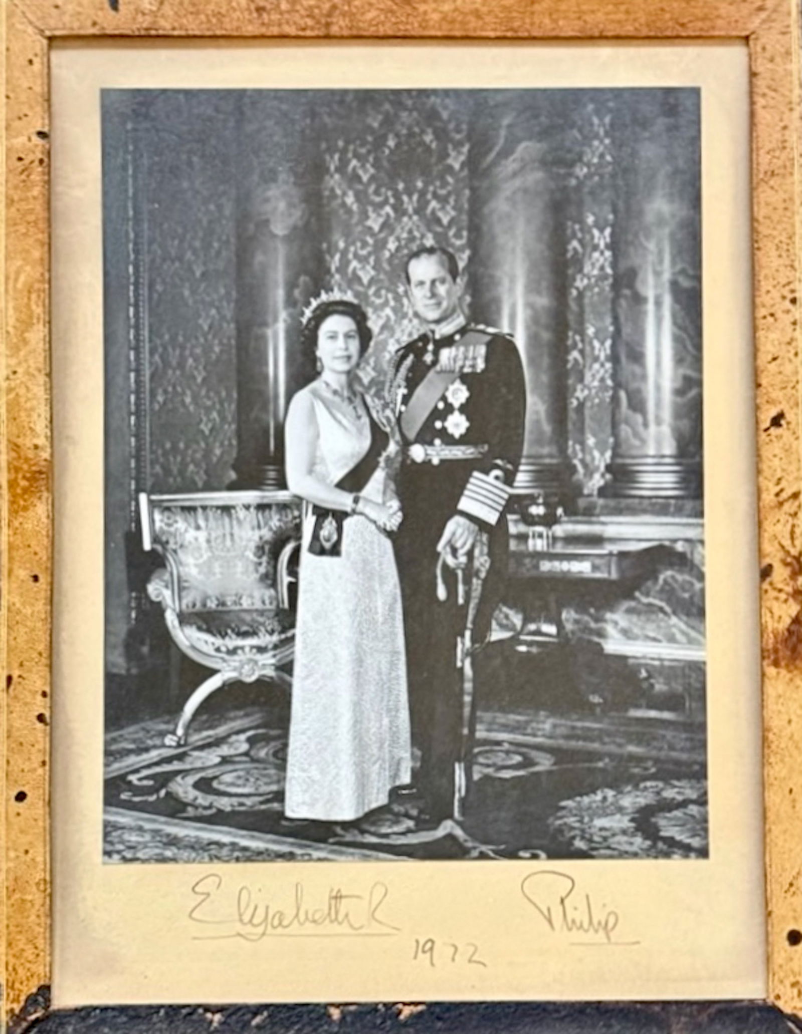 Queen Elizabeth II & Prince Phillip Signed Photograph, 1972 (1 of 4)