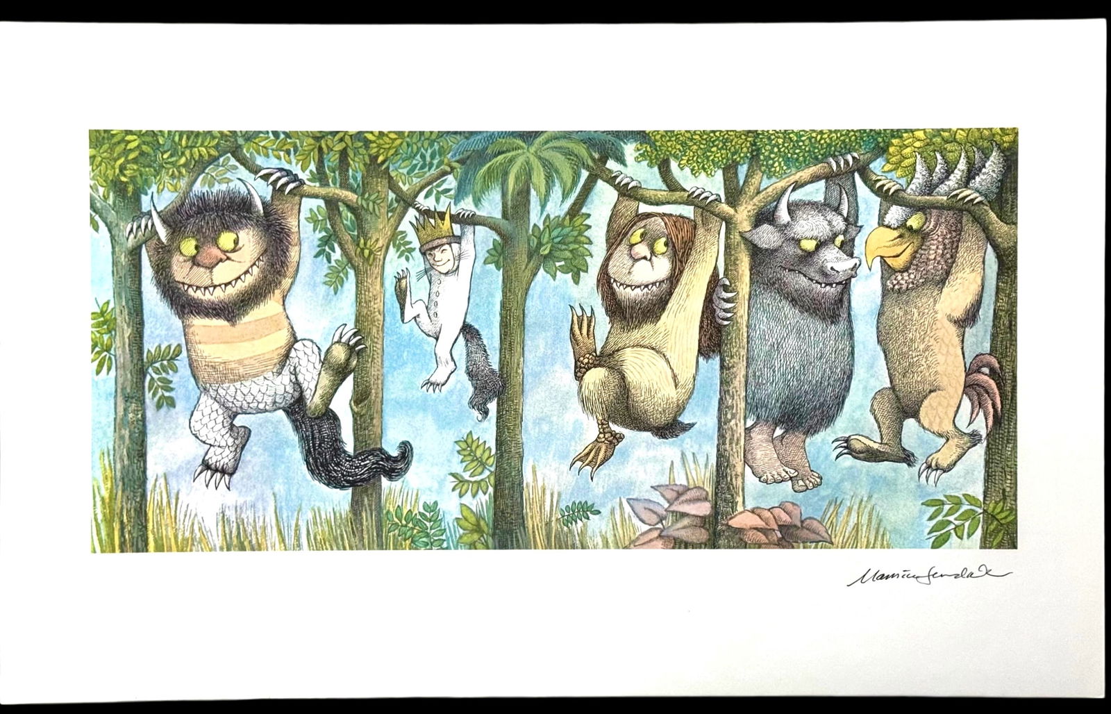 Maurice Sendak, Illustrated And Hand-Signed MAX & WILD THINGS w/ COA (1 of 5)