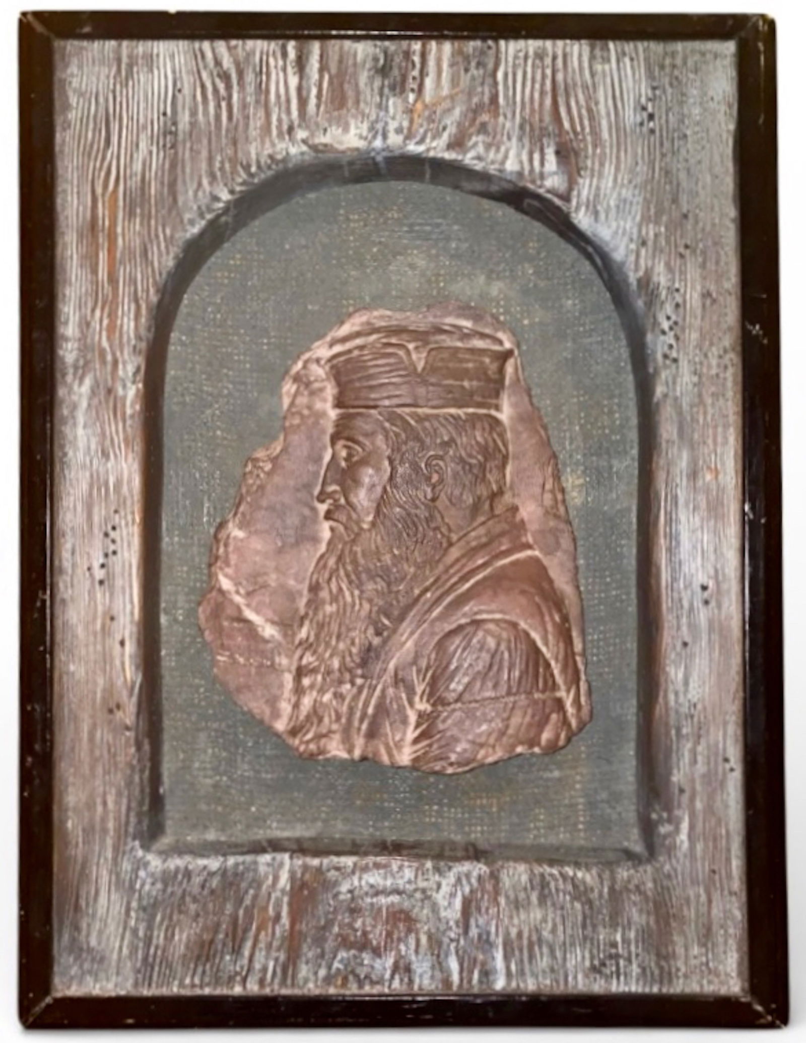 Antique Austrian Limestone Relief, Fragment Of A Nobleman (1 of 4)