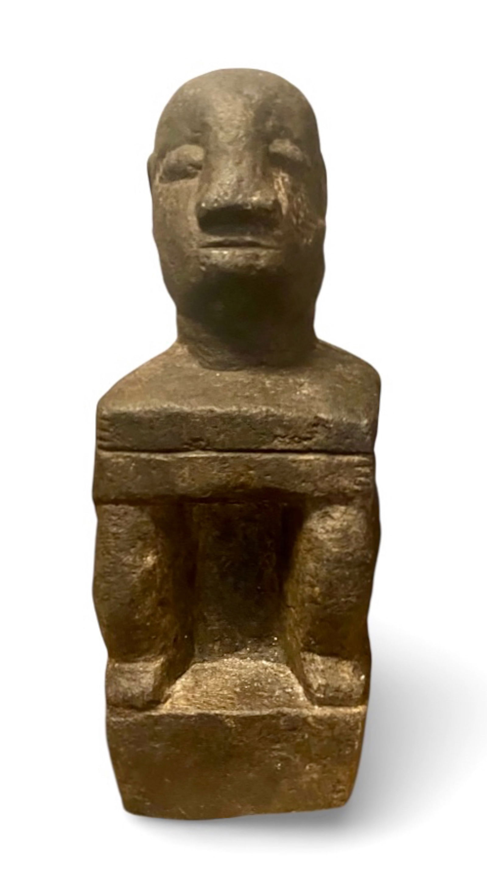 Ceremonial Stone Ifugao Bulul Guardian Figure, Philippines (1 of 6)