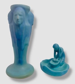 Van Briggle Art Pottery INDIAN HEAD & HOPI MAIDEN, Colorado Springs