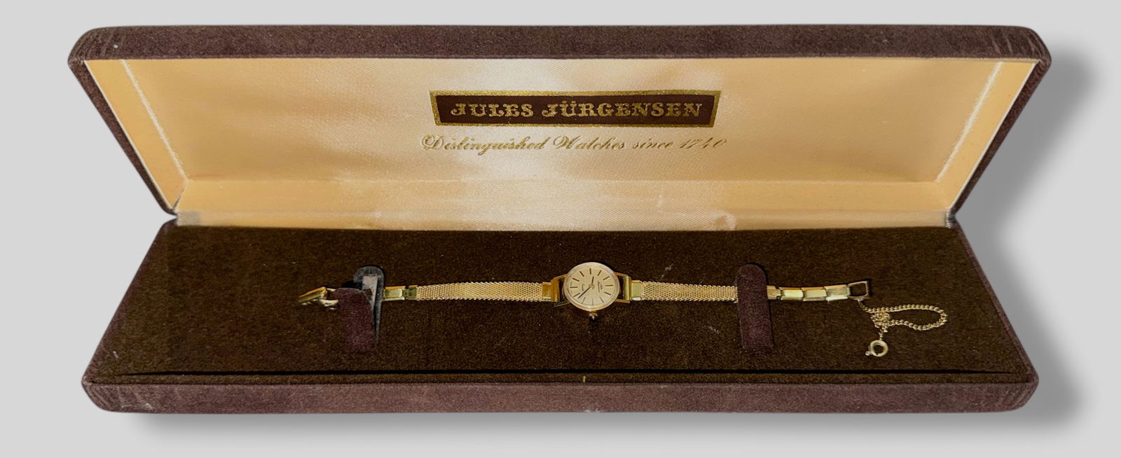 Jules Jurgensen 14k Yellow Gold Ladies Wristwatch (1 of 7)