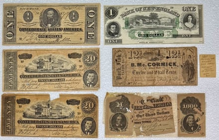 Confederate States Of America Currency