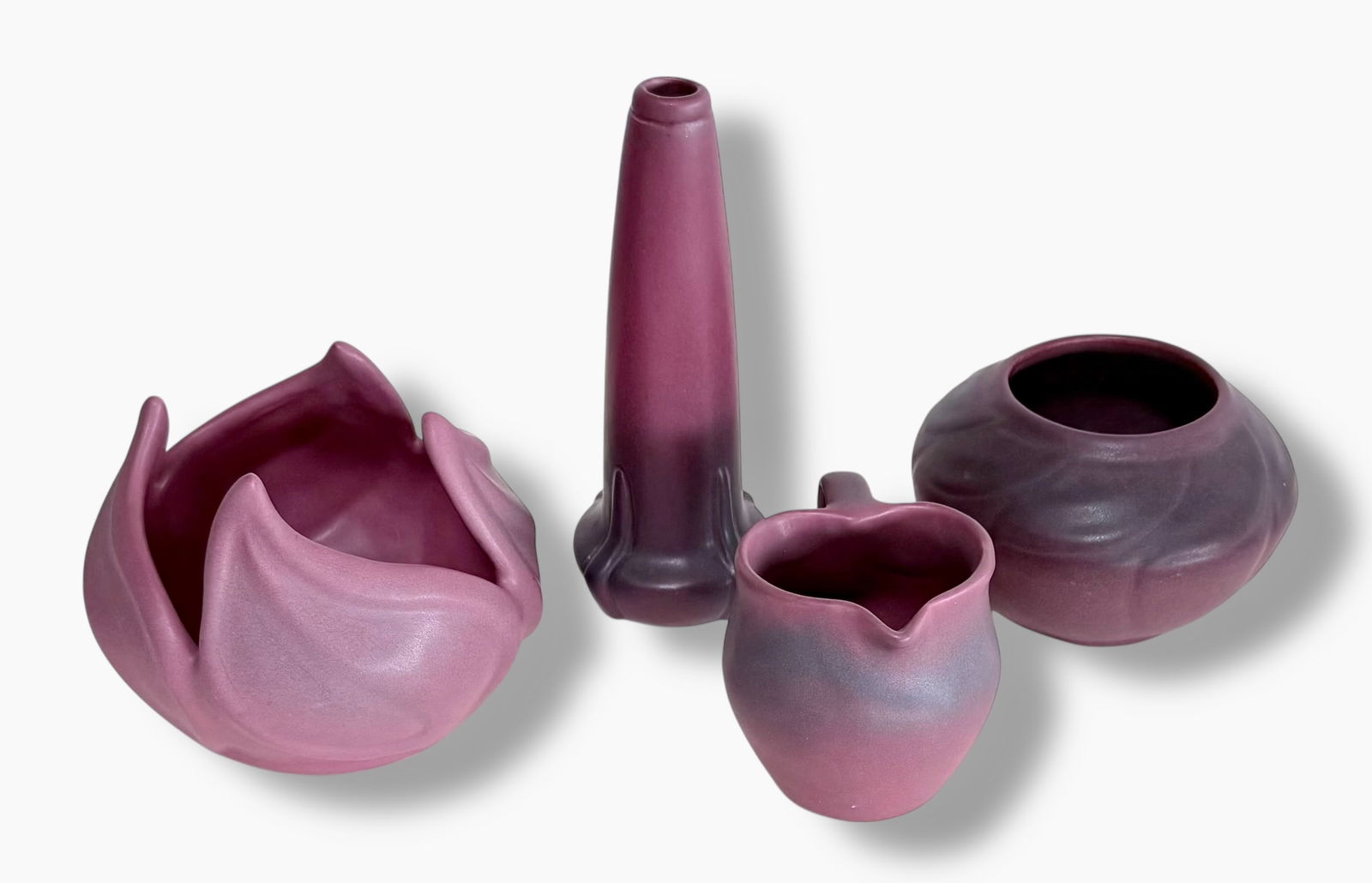 Van Briggle Mulberry Matte Glaze Art Pottery, Colorado Springs, Colorado (4) (1 of 4)