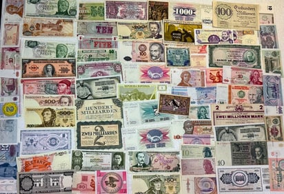 International Bank Notes & Currency (65+)