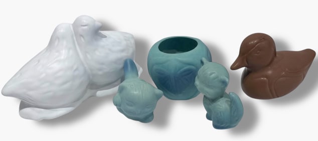 Collection of Assorted Van Briggle Art Pottery, Colorado Springs (5)