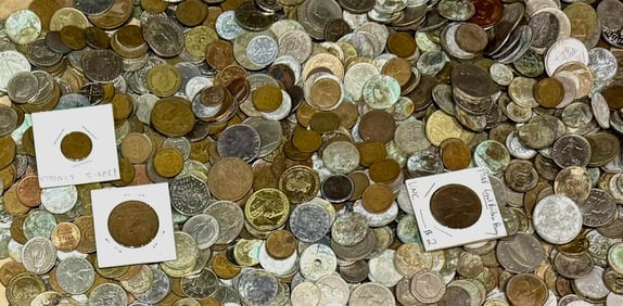 Hoard of American & Foreign Coins (500+)