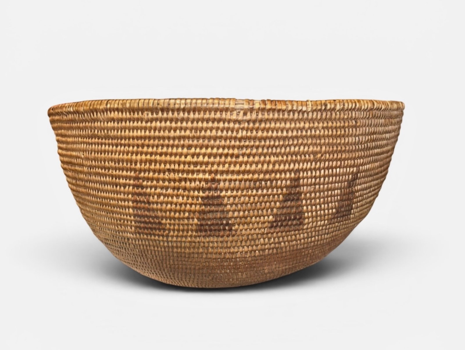 Native American Yokuts Mono Polychrome Feast Basketry Bowl ca. 1900 (1 of 5)