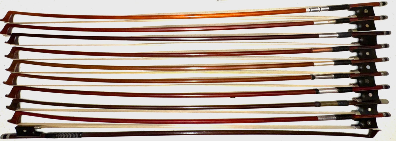 Collection of Fine German and French Violin Bows (10) (1 of 6)