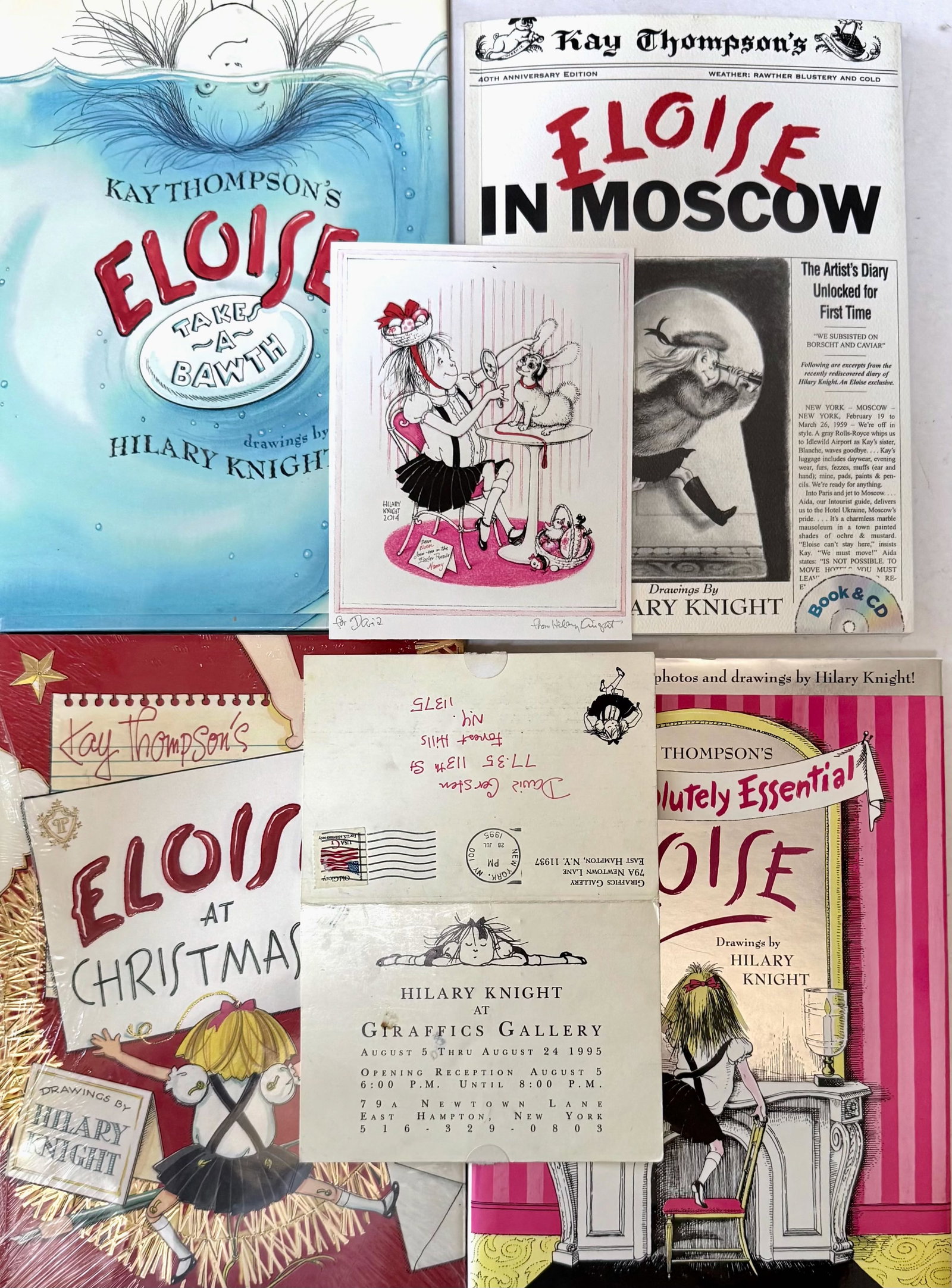 ELOISE, Inscribed & Signed Books By The Illustrator Hilary Knight (1 of 4)