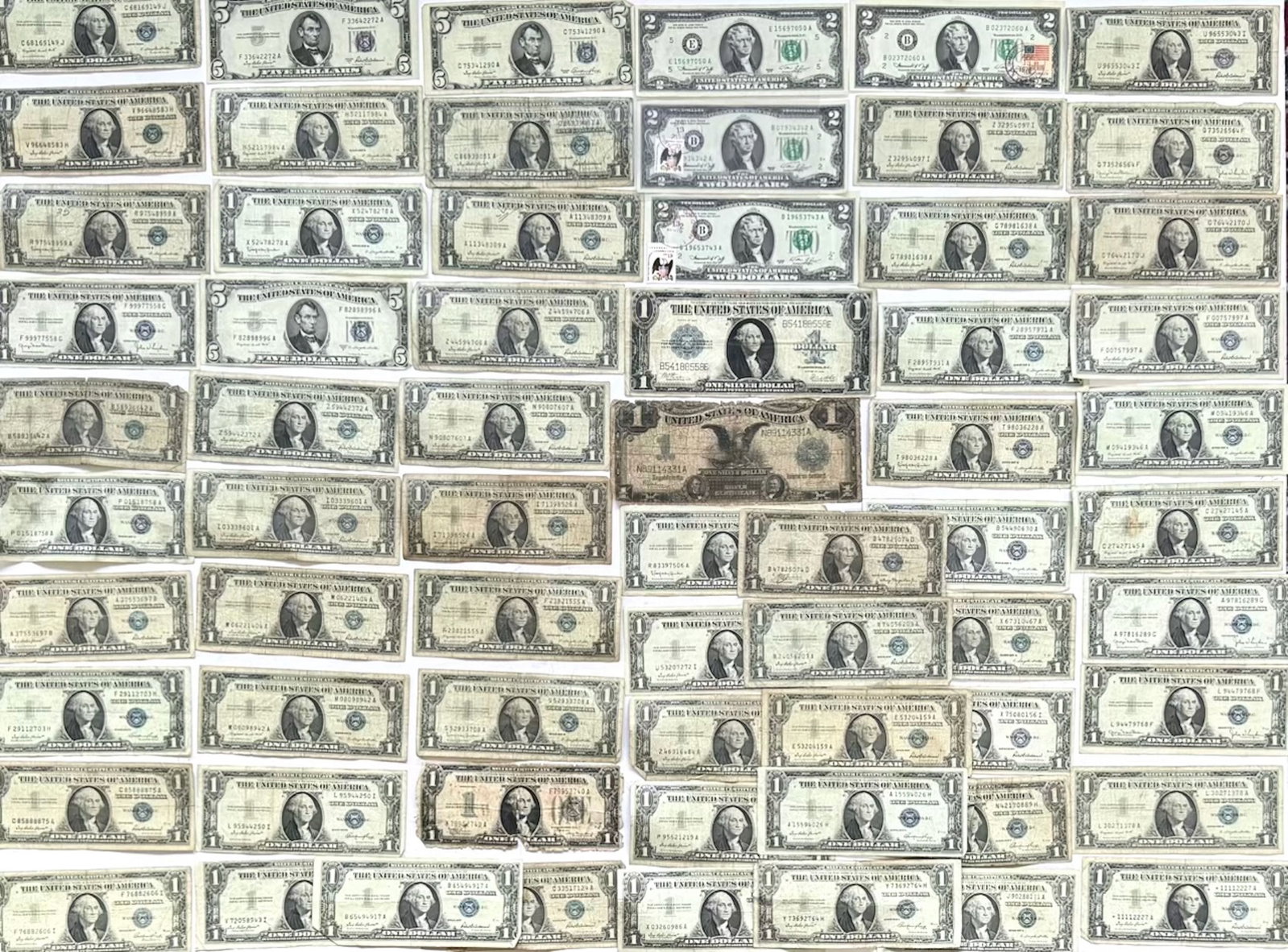American Paper Currency: Silver Certificates & United State Bank Notes (66) (1 of 6)
