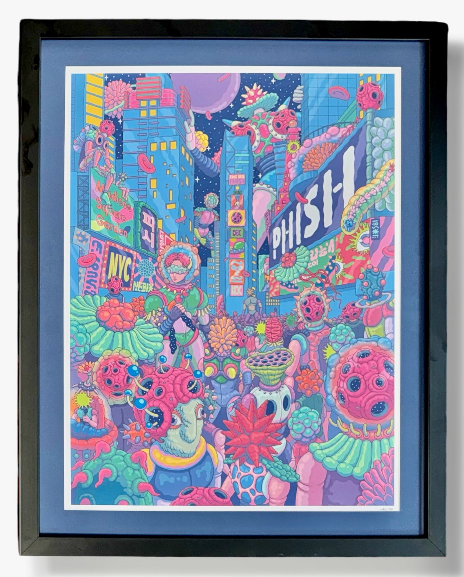 Original Phish Band Poster New Year's Eve, Madison Square Garden, N.Y.C. 2018 (1 of 6)