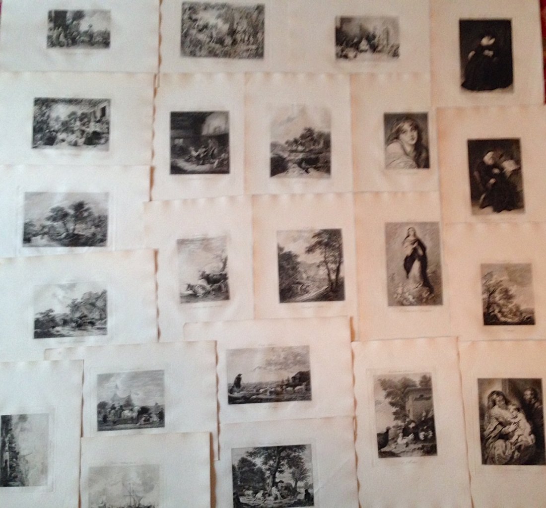 19th C. Dutch Engravings, Galerie Schneider 1876, (23) (1 of 5)