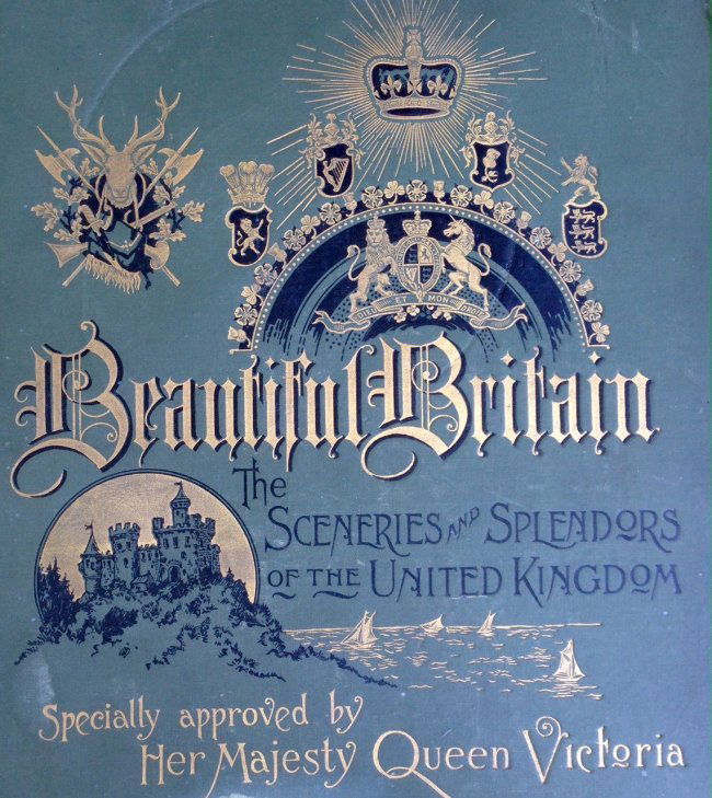Antiquarian Book: 1895 "Beautiful Britain" (1 of 4)