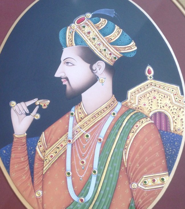 INDIA: Shah Jahan & Mumtaz Mahal Portrait Paintings (2) (1 of 5)