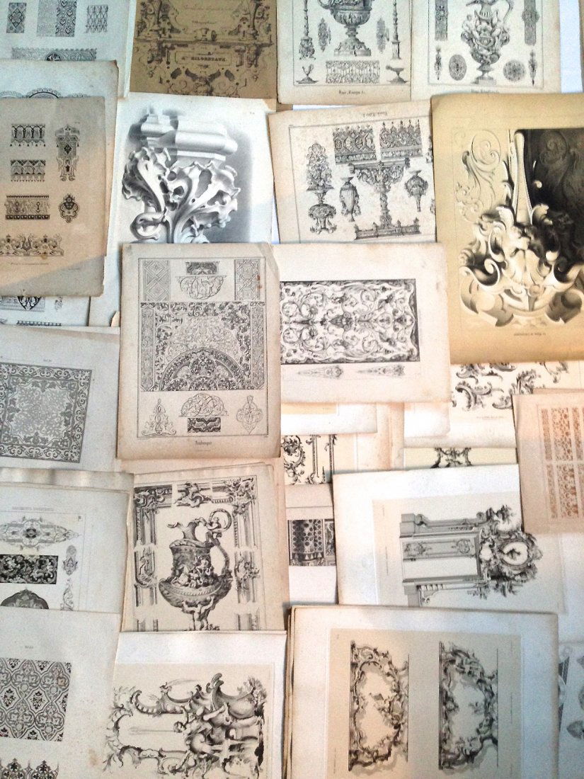 Designs: Victorian Design Lithographs c.1890 (100 plus) (1 of 5)