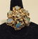 14K OPAL & DIAMOND LADIES RING