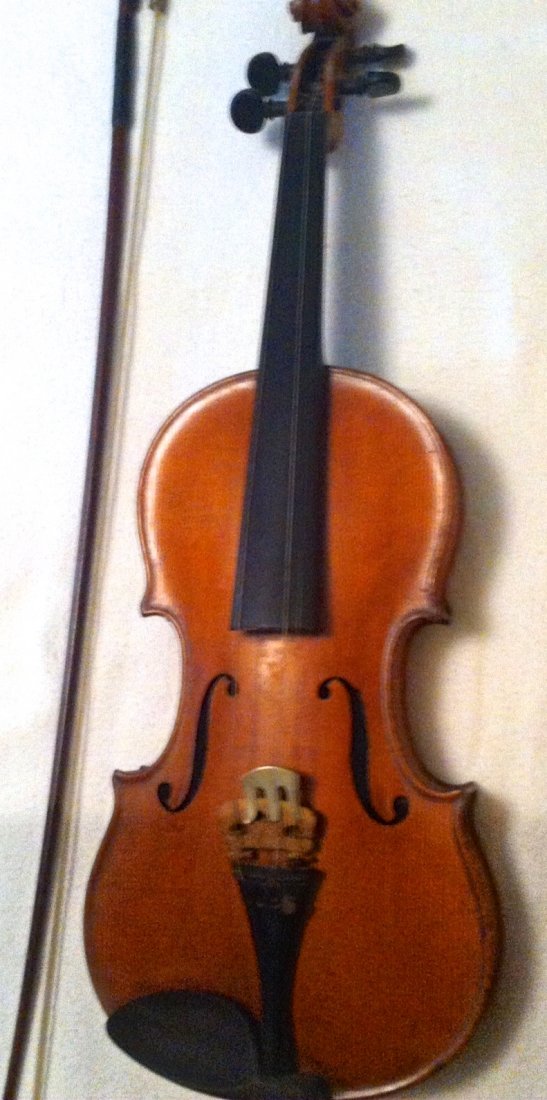 Violin With Bow & Case (Stradivarius Copy) (1 of 2)