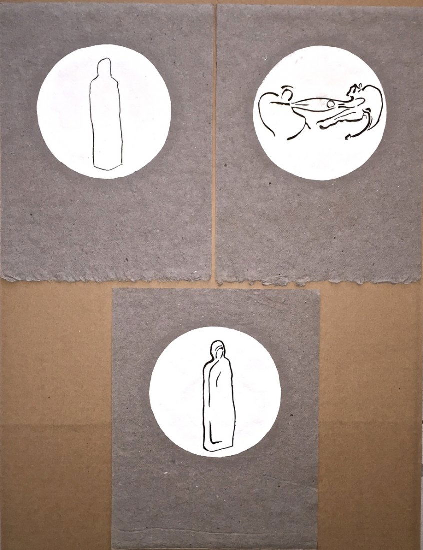 Matt Mullican, Gouache Paintings 1984 (3) (1 of 7)