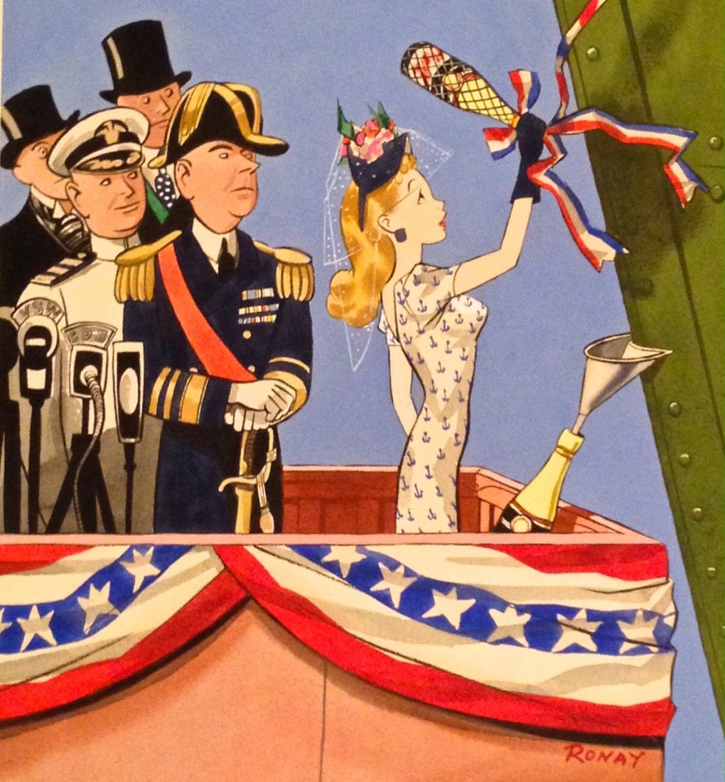 Ronay, Original Liberty Magazine Cover Artwork, 1942 (1 of 3)