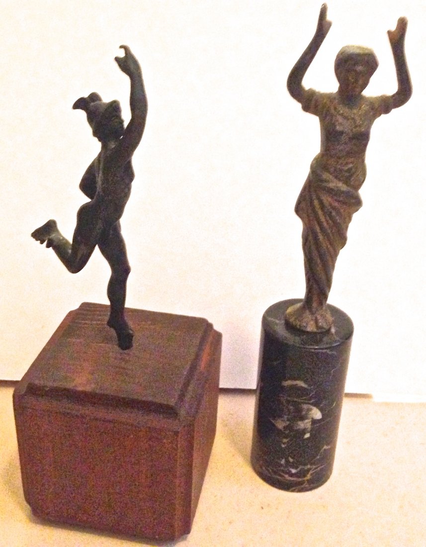 Two Grand Tour Bronzes, "Athena" & "Mercury" 19th C. (1 of 3)
