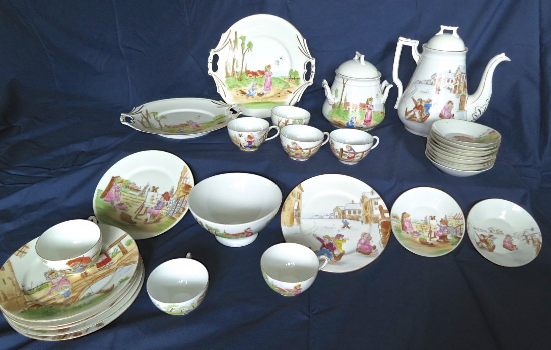 Oscar Gutherz, Limoges Porcelain Tea Set (30) (1 of 7)