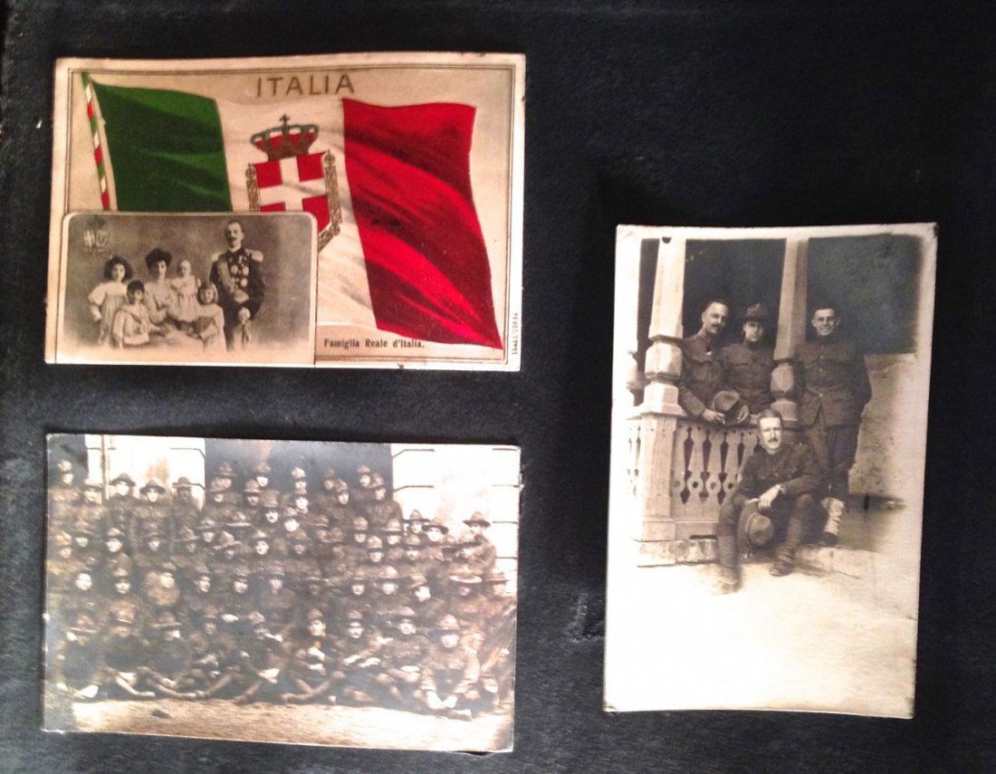 European Postcard Album, Views & Military ( 200+) (1 of 4)