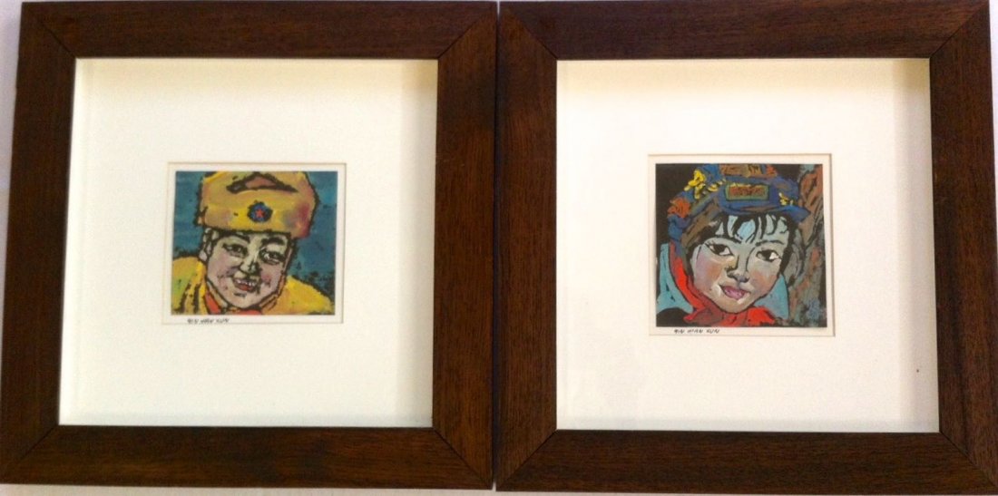 Two Modern Political Chinese Painting's (1 of 8)