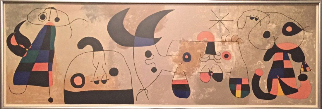 JOAN MIRO "SUR QUATRE MURS", 1951 (1 of 2)