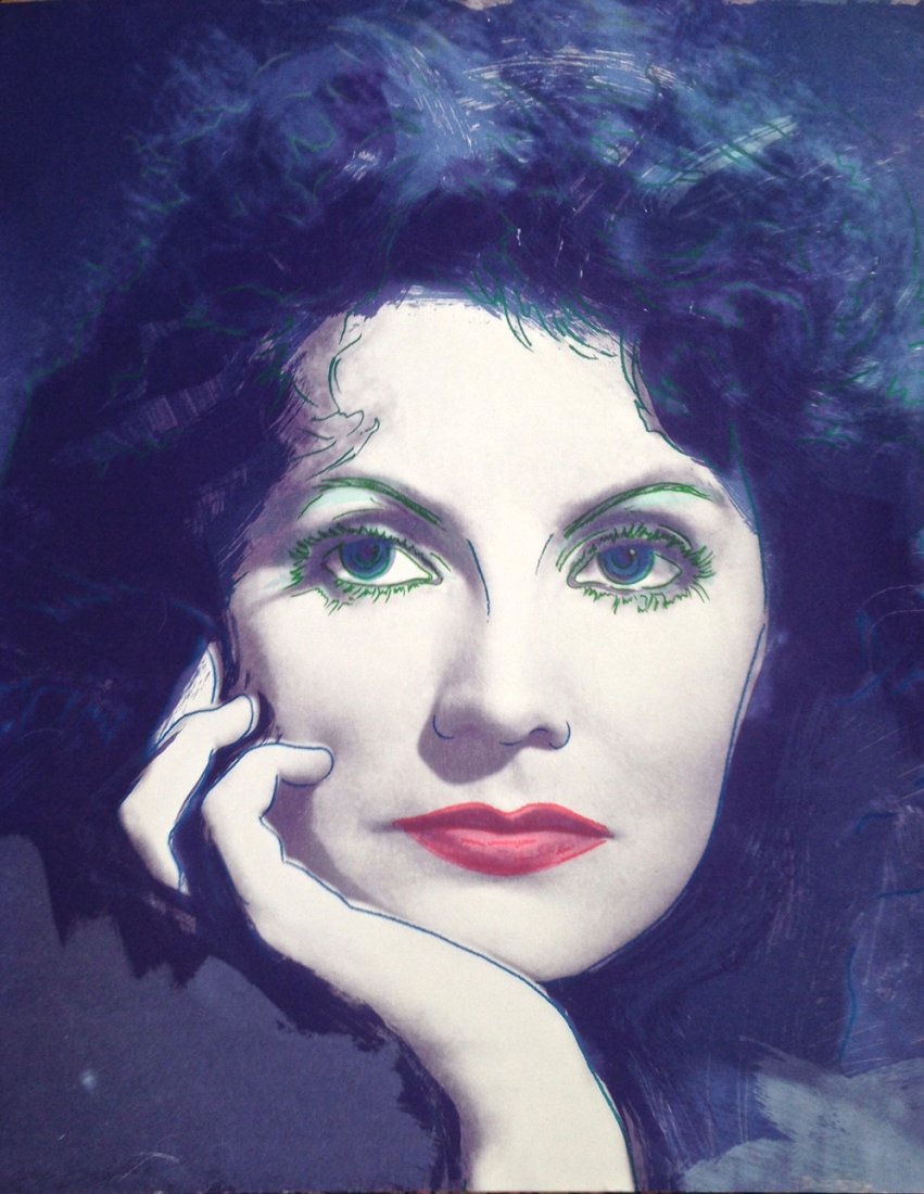 Rupert J. Smith (& Andy Warhol ) Greta Garbo "Dreaming" (1 of 4)